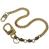 Ahiller Men's Wallet Chain with Carabiner, Heavy Skull Trouser Chain,