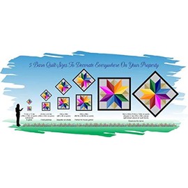 Sign Stuff, Inc. BQ001-01 Barn Quilt - 6 Sizes - Bright Colors - Head-Turning Curb Appeal - Premium Quality Lasts for Years & Years (18" x 18" 1 Sided)