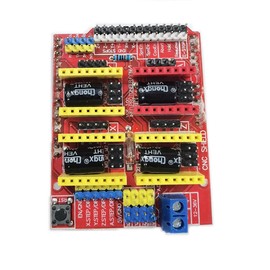Kiro&Seeu A4988 V3 Engraver Shield 3D Printer CNC Drive Expansion Module Board A4988 Driver Board Compatible with Ar-duino