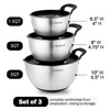 Hillbond Stainless Steel Bowls with Lids Set Mixing Bowls with