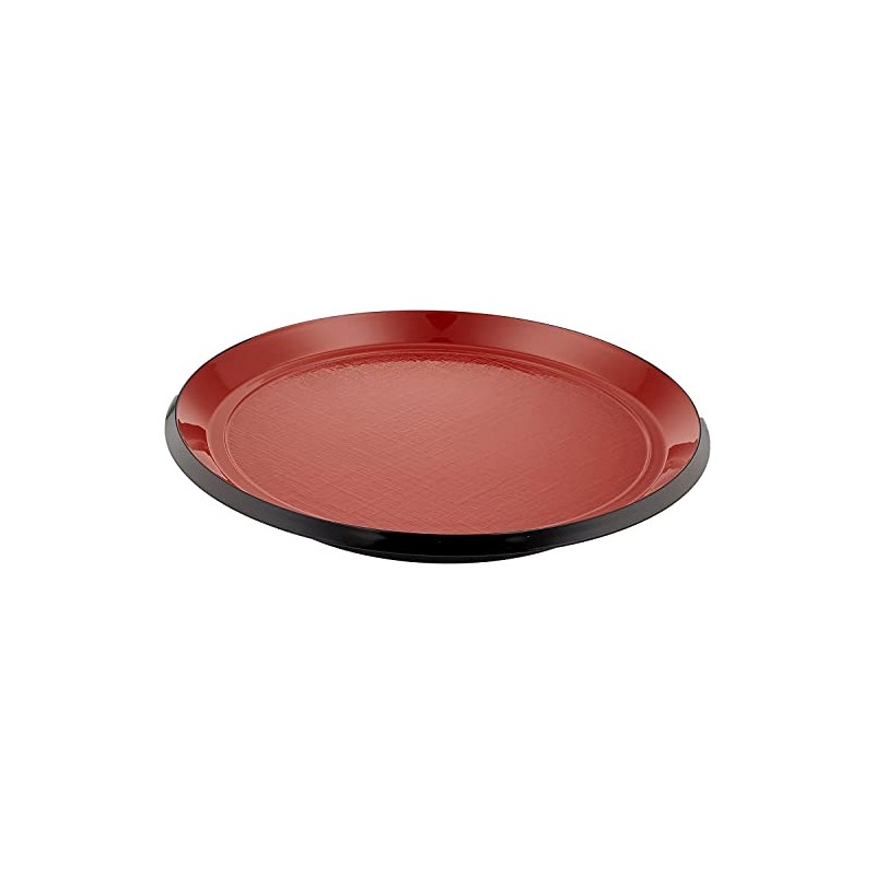 8 Dimension Round 布目 Buckwheat Dish Vermillion 渕 Black 45133130
