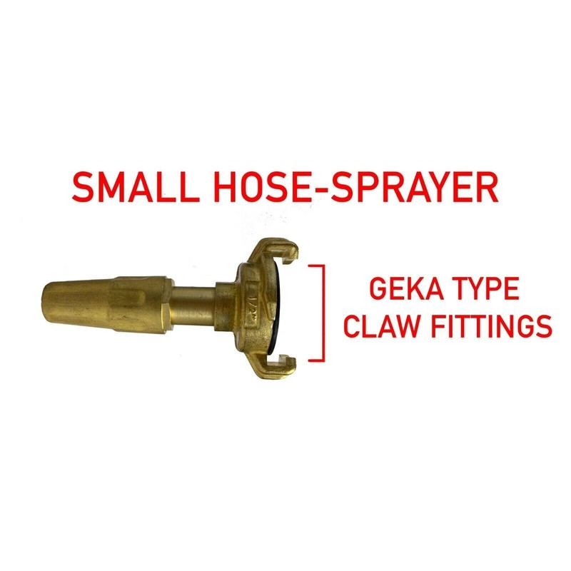 Brass GEKA Type Hose Quick Connect Adapter Claw Fitting Pipe