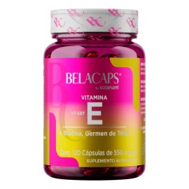 Solanum Vitamina E + Biotina, Germen De Trigo 120 Caps Sin Sabor