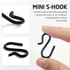 TAFACE 120 Pieces Mini S Shaped Hooks Rustproof Metal Hooks