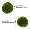 STOBOK 1pc Fake Moss Ball for Decor Simulated Moss Stone