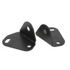 2pcs Adjustable Flag Antenna Rear Mounting Bracket Steel Universal Replacement