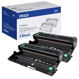 aboit Replacement for Brother DR820 Drum Unit, Yields Up to 30,000 Pages Compatible for HL-L6200DW MFC-L5850DW HL-L5100DN MFC-L5900DW MFC-L5800DW MFC-L5700DW HL-L5200DWT MFC-L6700DW, 2 Black DR 820