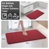 wyewye Memory Foam Bath Mat 50x80 cm Red - Ultra-Soft