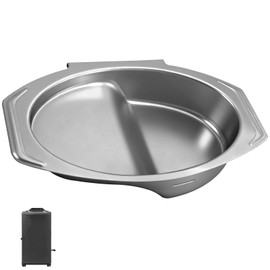 9007170040 Small Water Bowl Replacement for Masterbuilt 30” Digital Electric Vertical BBQ Smoker, Water Pan Parts Fit 20071117, 20071217, 20071218, 20071317, 20071417, 20071517, 20074517 Models