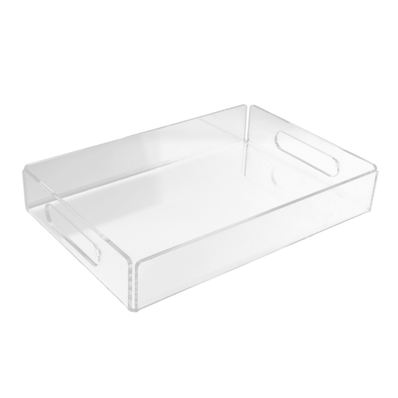Acrylic Fruit Towel Tray Lightweight Breakfast Cheese Serving Tray with