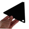 Operitacx Snowboard Waxing Accessories Acrylic Triangle Wax and Brush for