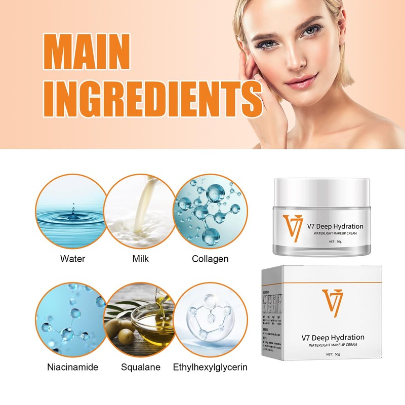 Brightening makeup cream