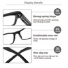 BIENCOOL 6 Pack Reading Glasses Traditional Frames for Men and