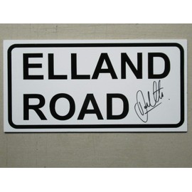 EpochSign Leeds United Dominic Matteo Hand Signed Elland Road Street Sign Coa. Street Sign 8X12 inches