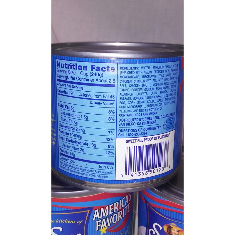 Sweet Sue Chicken & Dumplings 20oz 3 Pack