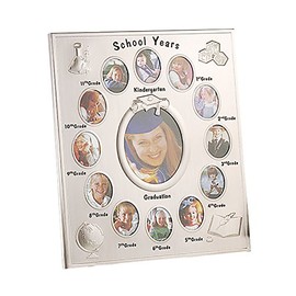 Elegance 63502 School Years Photo Frame Silver, Multi Color