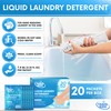 TravelSuds Laundry Detergent Packets (20 Pack) | Travel Detergent for