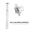 Golf Club Groove Sharpener Tool with Multi angle Shape Mouth