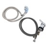 Shampoo Bowl Faucet 70cm Pipe 120cm Soft Hose Shampoo Bed