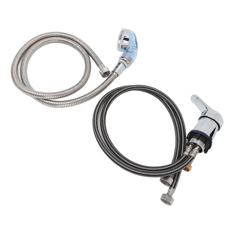 Shampoo Bowl Faucet 70cm Pipe 120cm Soft Hose Shampoo Bed