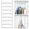 Sindax 8pcs Space Saving Hangers Stainless Steel Durable Magic Hangers