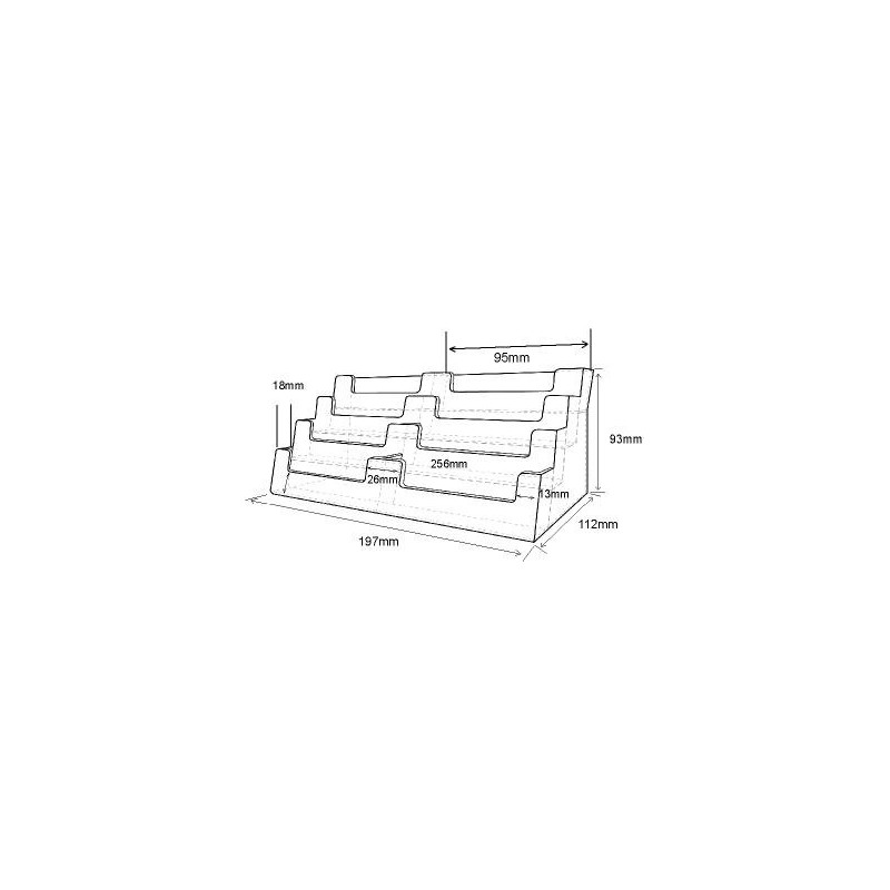 TAYMAR 8BC93 Business Card Holder, Business Card Stand, 2 x