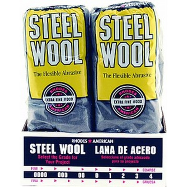 FixtureDisplays Rhodes American 106601-06 Grade 000 Steel Wool 16 Pad