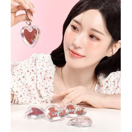 Kibo Heart Keyring Lip and Cheek