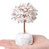 XIANNVXI White Turquoise Tree White Howlite Crystal Tree of Life