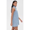 Z SUPPLY Women's New Day Dress, Light Vintage Indigo, Blue,