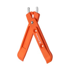 Granite Bicycle Tire Levers Heel with Chain Link Clamps, Quick Link Removal Tools, Tool Kit for Mountain Bike, Road Bike, BMX (Orange)