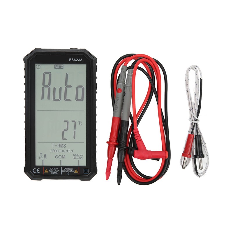FS8233 Digital Multimeter Ultra Thin Full Screen Intelligent Automatic High