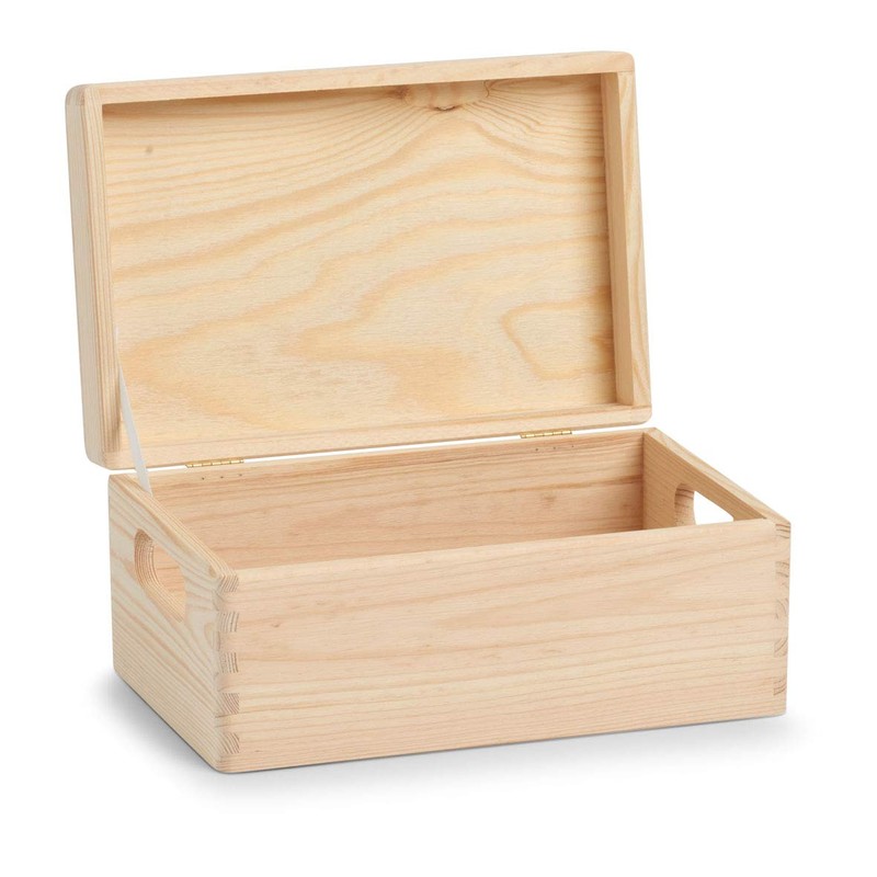 Zeller 13150 All-Purpose Box with Lid Pinewood 30 x 20