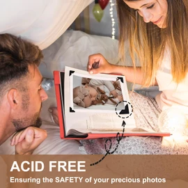 CHIALLCO Acid Free Photo Corners Self-Adhesive, 120 Pcs Premium Photo Corners for Scrapbooking, Black Photo Picture Mounting Corners for Photo Album, DIY Scrapbook Stickers, Memory Books, Diary