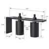 TOIMIOTOIM Black Heavy Duty Slide Gate Guide Roller 3" Sliding