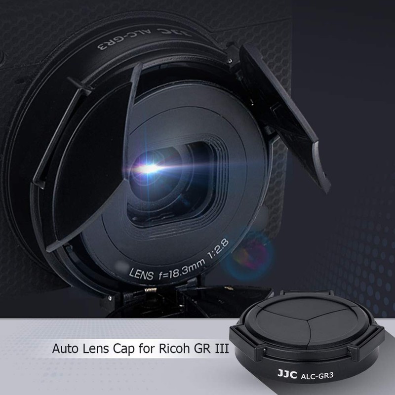 JJC Auto Open/Close Lens Cap for Ricoh GR Mark III