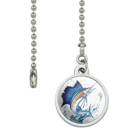 Sailfish Fishing 4 Ceiling Fan and Light Pull Chain