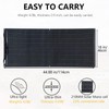 Flexible Solar Panel 100W 12V Monocrystalline Solar Module Fiberglass Lightweight