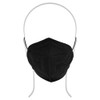 TubeRoo FFP2 Mask, Black, Pack of 10 Masks from Germany,