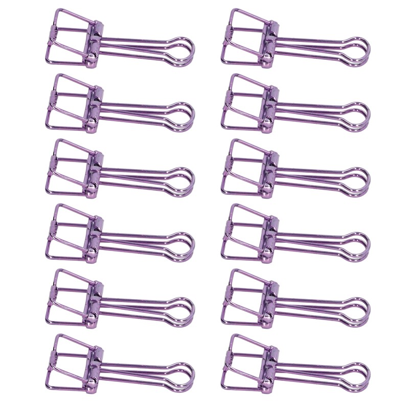 80 Pcs Binder Clips 19mm Powerful Clamping Force Durable Metal