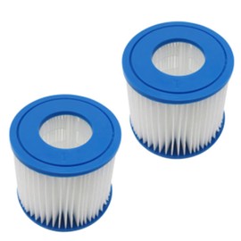 YanBan Swimming Pool Filter Cartridge Compatible with Best-way 58381 Filter Pump, Pack of 2 Repalcement Filter Compatible with Flowclear Type I