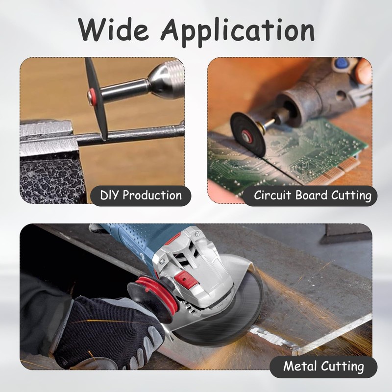 Cutting Discs 60 Pcs Grinder Discs,Metal Cutting Discs 32mm Glass