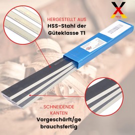 260 x 25 x 3mm Planer Blades Compatible with Axminster AT107PT, Jet JPT260, Record Power PT107, Sedgwick PT1 PT3, Startrite PT260 HSS Resharpenable 1 Pair Planer Blades by Xcalibur Tooling