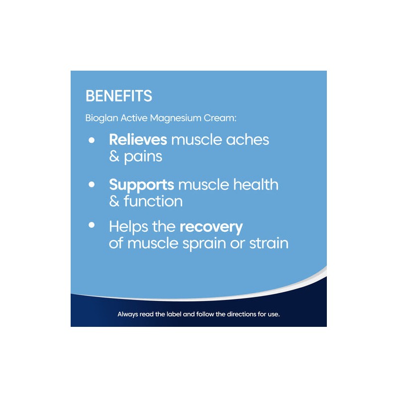 Bioglan Active Magnesium Cream 100g