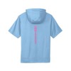BSBL-SZN Short Sleeve Hoodie V2 - Cotton Candy Blue -