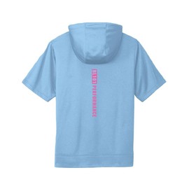 BSBL-SZN Short Sleeve Hoodie V2 - Cotton Candy Blue - Size: M
