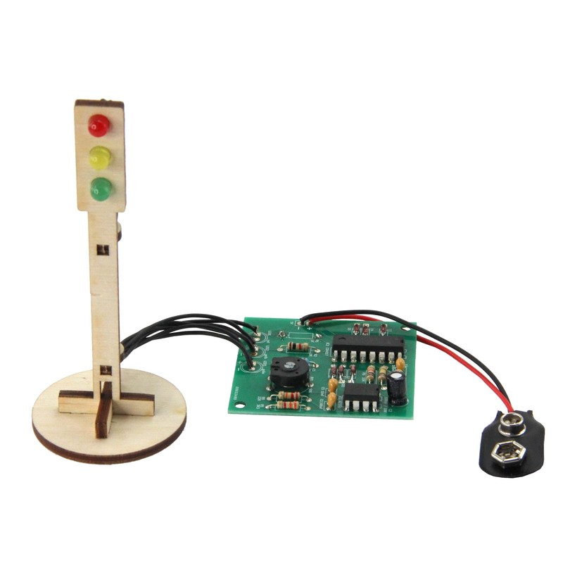 Sol Expert Electronic Traffic Light Soldering Kit 73880 Construction Kit