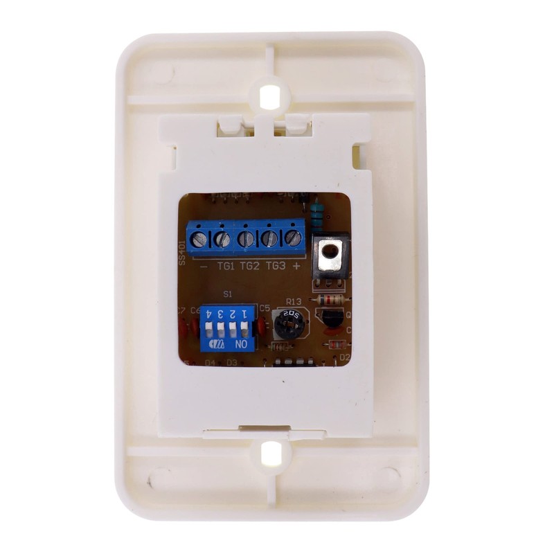 W-Box Technologies 1GANGCHIM Single Gang 3-Tone Chime, 12-24Vdc, White