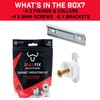 Bullfix Cabinet Mounting Kit - Heavy Duty Plasterboard Fixings for