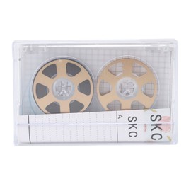 Reel to Reel Blank Cassette Tape 46 Minutes Normal Bias Low Noise High Output Transparent Sound Recording Cassette Tape Gold